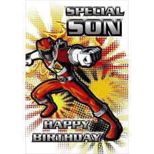 Special Son Power Rangers Birthday Card